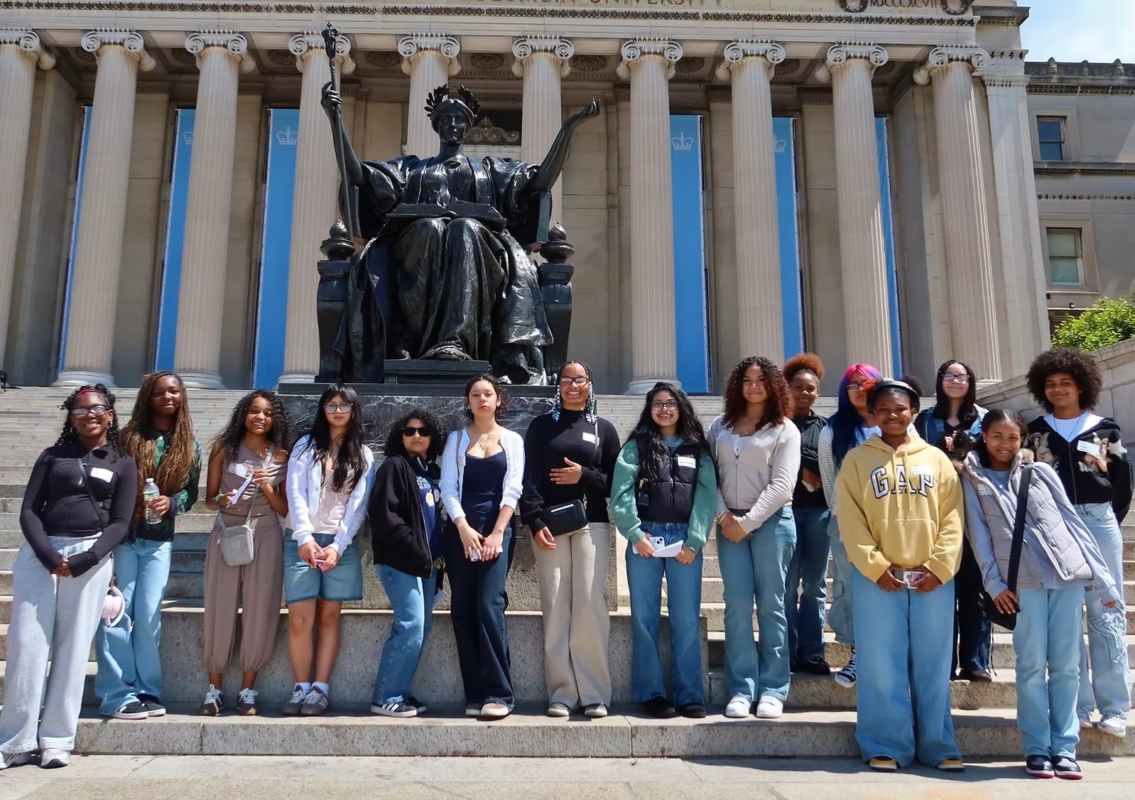 Her Climb Cohort 1 scholars at Columbia University
